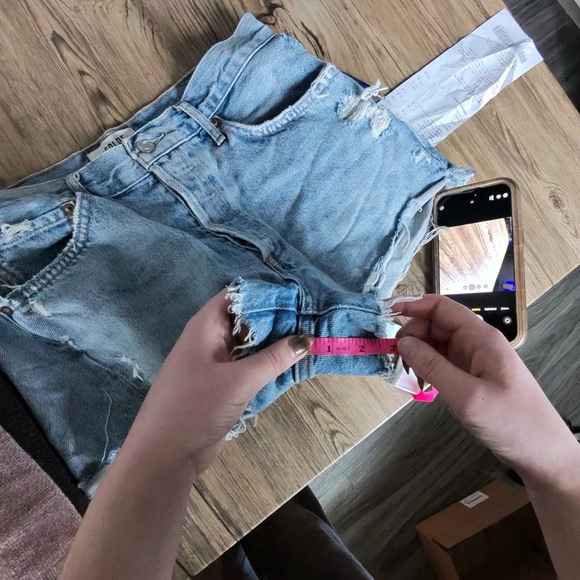 AGOLDE Parker Vintage Cut Off Short Rapture A9032-1206 - Picture 14 of 16